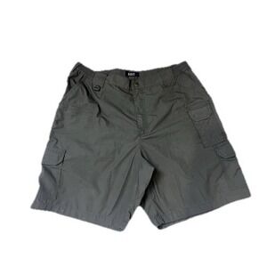 511 Tactical‎ Shorts Men 40 Green Cargo Ripstop Elastic Waist Utility Outdoors